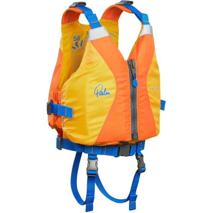 2024 Palm Junior Quest PFD Ayuda A La Flotabilidad 13277 Sherbet / Yellow