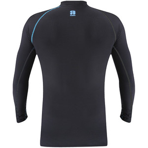 2020 Nookie Thermal Base Softcore Long Sleeve Top Dark Grey / Blue TH50