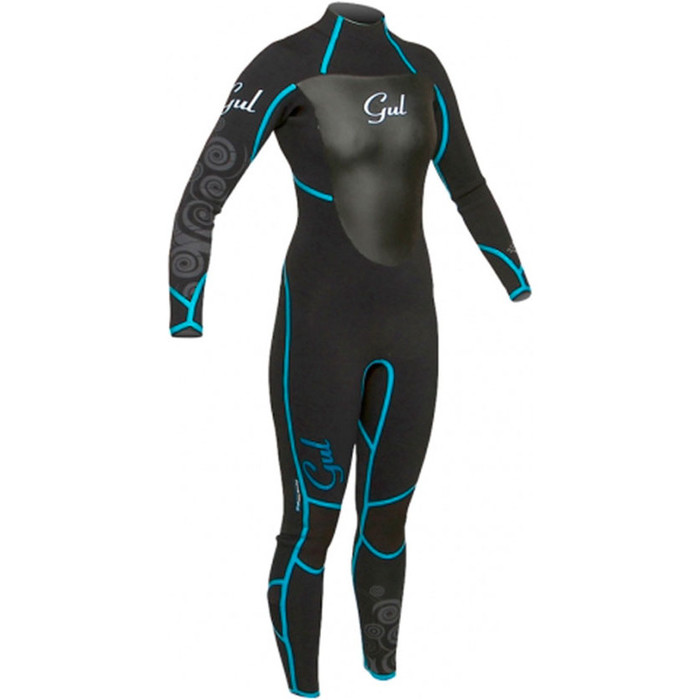 Gul Vortex 3/2mm Wetsuit in BLACK/BLUE VX1229