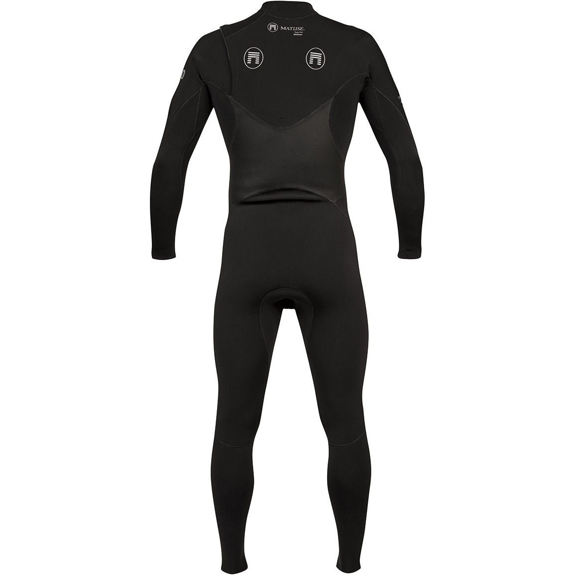 Matuse Tumo 3/2mm GBS Chest Zip Wetsuit BLACK WVT0C410T - Wetsuits