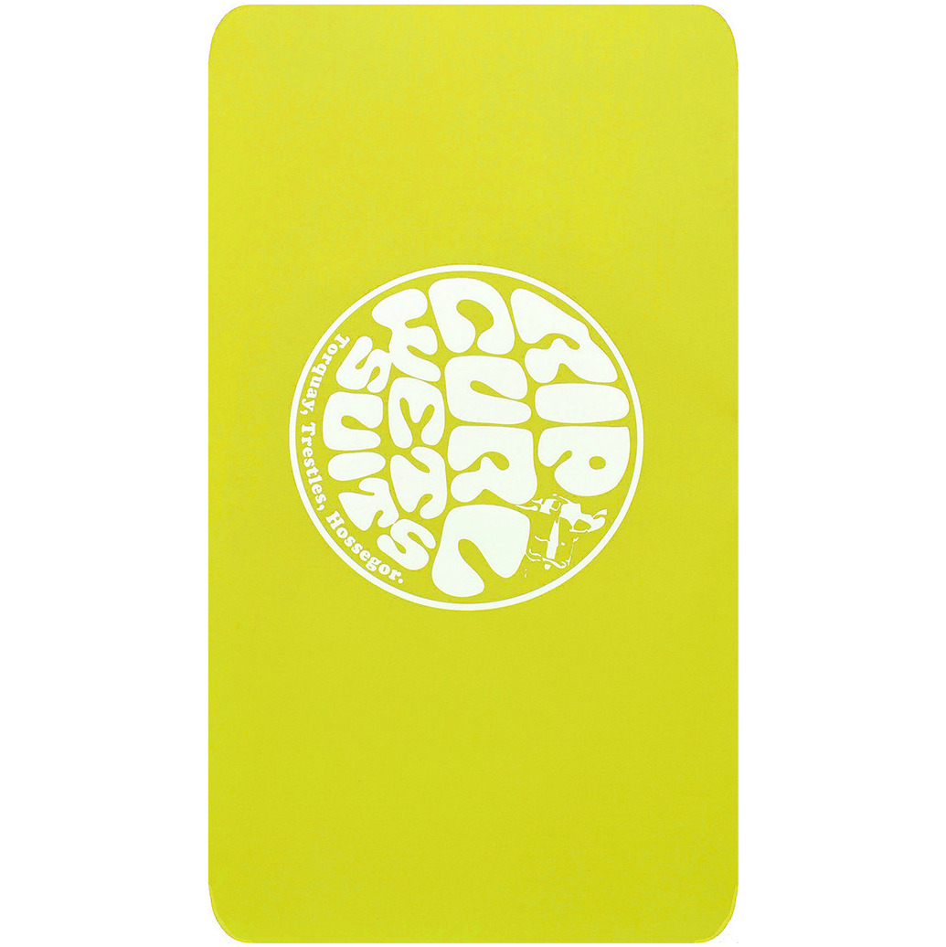 Rip Curl Neopreno Wetty Cambiar Mat / Boot Liner - FLURO AMARILLO Rectángulo BZMJAP