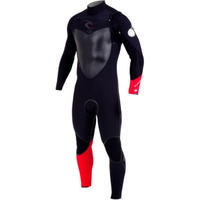Flashbomb PLUS 5/3 mm GBS Chest Zip Vapor Traje Negro / Rojo WSM4IF
