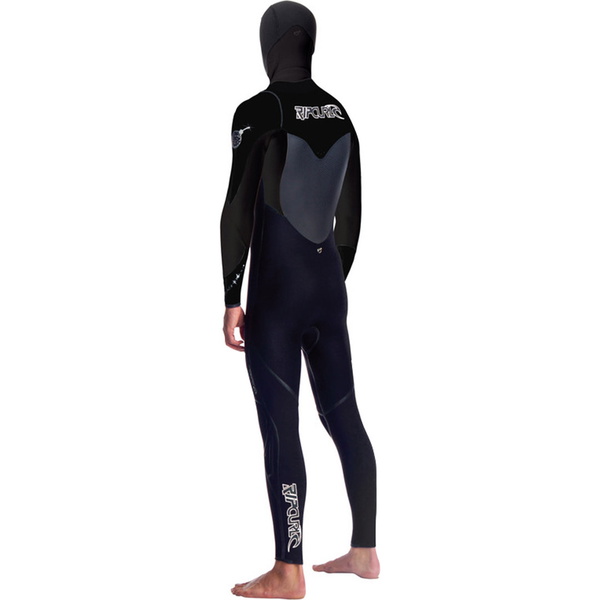  2015 Rip Curl Flashbomb capucha traje de neopreno de 5,5 mm en WSU4OF Negro