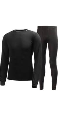 2025 Helly Hansen Confort Dry 2-Pack Capa Base BLACK 48676