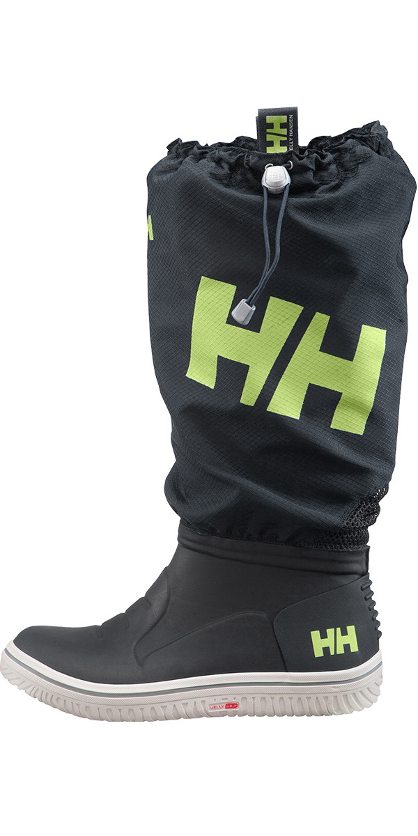 Helly Hansen Aegir 2 Ocean Boot Gaitor Black Off White Lime 11176 Sailing Wetsuit Outlet