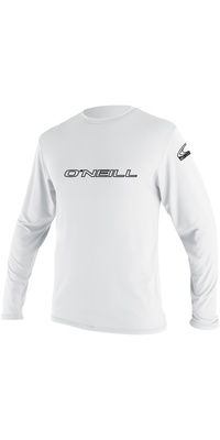 2026 Oneill Básico De Hombre Skins Camiseta De Manga Larga 4339 - Blanca