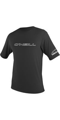 2026 ONeill Hombres Basic Skins Camisa De Manga Corta Para El Sol 3402 - Black