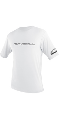 2026 ONeill Hombres Basic Skins Camisa De Manga Corta Para El Sol 3402 - White