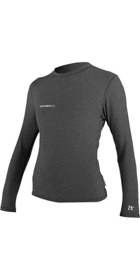 2026 ONeill Mujer Trvlr Hybrid Camiseta De Manga Larga Con Protección Solar 4676 - Grafito
