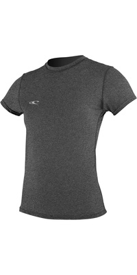 2026 ONeill Mujer Trvlr Hybrid Camiseta De Surf De Manga Corta 4675 - Graphite