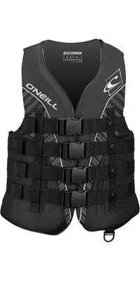 2026 Oneill Chaleco De Impacto Superlite 50n Ce 4723 - Negro / Humo / Blanco