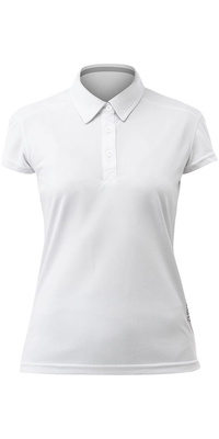 2025 Zhik Womens ZhikDry UV Short Sleeve Polo ATP-0870-W - White