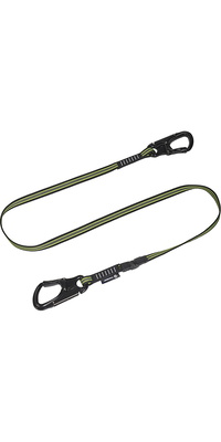 2026 Crewsaver Crewline Pro Línea De Seguridad Doble Gancho No Elástico 3050-sl2 - Negro