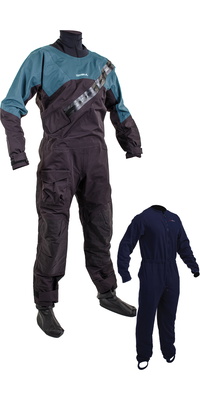2025 Gul Junior Dartmouth Traje Seco Y Forro Interior Eclip Zip GM0389-B9 - Black / Azul