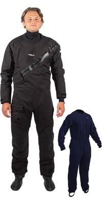 2025 Gul Hombres Dartmouth Traje Seco Y Forro Interior Eclip Zip GM0378-B9 - Black