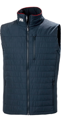2025 Helly Hansen Hombres Crew Insulator Chaleco 2.0 30377 - Navy