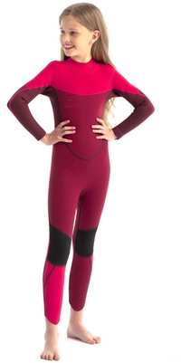 2025 Jobe Junior Boston 3/2mm Back Zip Neopreno 3035210 - Hot Pink