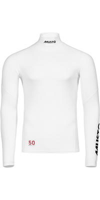 2026 Musto Champ Lycra Vest De Manga Larga Para Hombre 82091 - Blanco