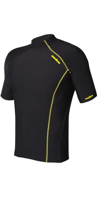 Camiseta Interior De Manga Corta Nookie Softcore 2026 Th50 - Negro / Amarillo