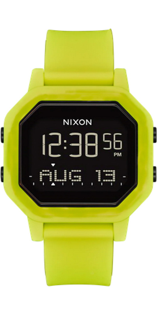 2024 Nixon Siren Surf Watch A1311 Citron Black Accessories