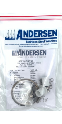 2026 Andersen Kit De Servicio 46ST RA710017