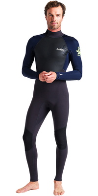 2026 C-Skins Hombres Element 3/2mm Back Zip Neopreno C-EL32STM - Anthracite / Slate / Lime