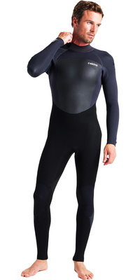 2025 C-Skins Hombres Legend 4/3mm Back Zip Neopreno C-LE43MBZ - Black / Anthracite