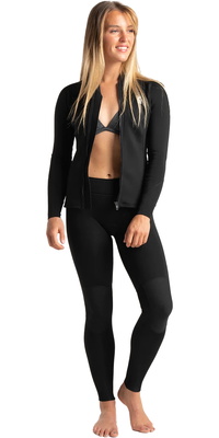 2025 C-Skins Womens Solace 1.5mm Wetsuit Trousers C-SO15LE - Black / White