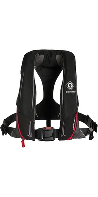 2026 Crewsaver Crewfit 180N ISO Single Automatic Lifejacket 9720BRA - Black / Red