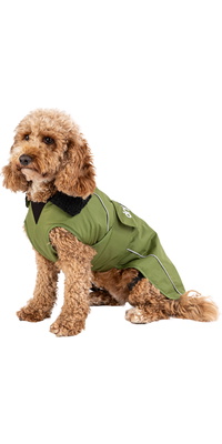 2026 Abrigo Para Perro « Dryrobe » V3DRDC - Black / Verde Oscuro