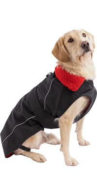 2026 Abrigo Para Perro « Dryrobe » V3DRDC - Black O / Rojo