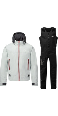 Gill Verso Chaqueta Y Pantalón De Regata Costera Traje De Vela V101JV101T - Light Grey