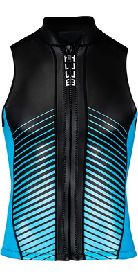 2025 Huub Mens Aluna Sup & Swim Neoprene Top Alunavest - Negro / Azul
