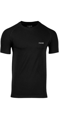 2025 Huub Top De Manga Corta Sin Costuras Para Hombre Seamfrebss - Negro