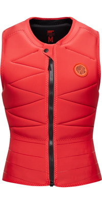 2025 Mystic Mujer Ruby Front Zip Chaleco De Impacto 35005.230230 - Sunset Red