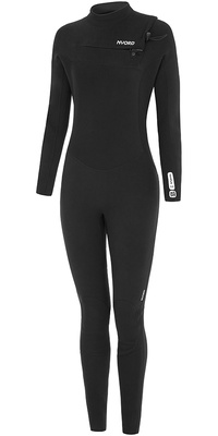 2025 Nyord Mujer Tempus 3/2mm Chest Zip Neopreno N04BA00018 - Black