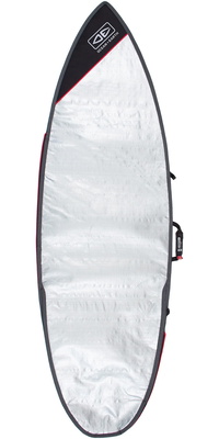 2026 Ocean and Earth Compact Day Short Board Cover OESCSB13 - Black / Red
