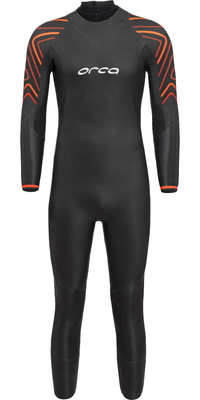 2026 Orca Mens Vitalis Thermal Back Zip Open Water Swim Wetsuit NN2U - Black