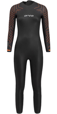 2026 Orca Mujer Vitalis TRN Back Zip Open Water Swim Neopreno NN684601 - Black