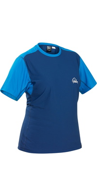 2026 Palm Camiseta Térmica De Manga Corta Para Mujer Helios 12824 - Ocean Navy