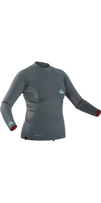 2026 Palm Top Neoflex Neopreno Manga Larga Mujer 12796 - Gris Azabache