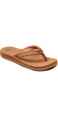 2026 Reef Mujer Chanclas Cushion Breeze CJ0184 - Tan / Smoothie