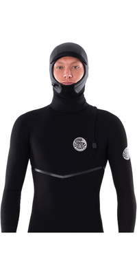 2026 Rip Curl Flashbomb 3mm Capucha De Neopreno Whoygm - Negro