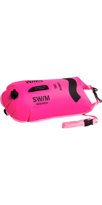 2026 Swim Research Boya de seguridad y bolsa seca C-SRSB2 - Rosa