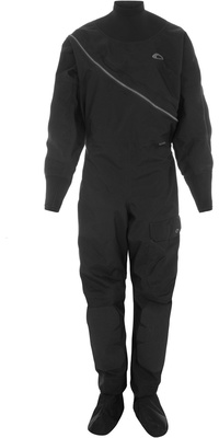2026 Typhoon Mujer Ezeedon Front Zip Black Traje Seco 2026 100192 - / Gris