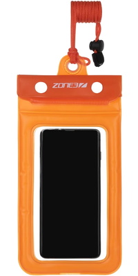 2026 Bolsa estanca para teléfono Zone3 SA21WPP113 - Transparente / Naranja