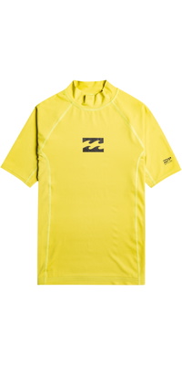 2026 Billabong Junior Waves All Day UV50 Chaleco De Lycra De Manga Corta EBBWR00101 - Acid Green