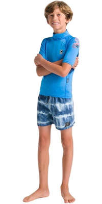 2026 C-Skins Junior NuWave X Chaleco De Licra De Manga Corta C-NLYSSJ - Cyan / Slate / Multi