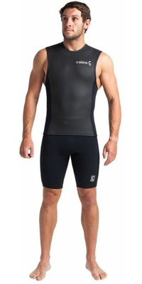 2026 C-Skins Hombres Legend 2/ 2mm Neopreno Traje Chaleco C-LE22VE - Black