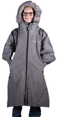 2025 Dryrobe Junior Advance Albornoz De Manga Larga V3 V3KSLSDA - Alpine Grafito